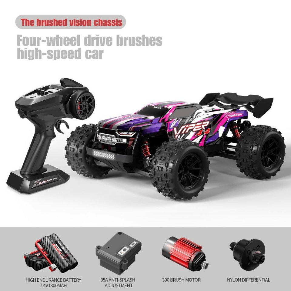 High - Speed RC Trucks – 1:10 & 1:16 4WD Off - Road Cars for Adults & Kids | 50 km/h Racing Buggy - General Equipment with 1:16 RC TRUCK OFF - ROAD RACING | Sold by Uncle Wiener's Wholesale