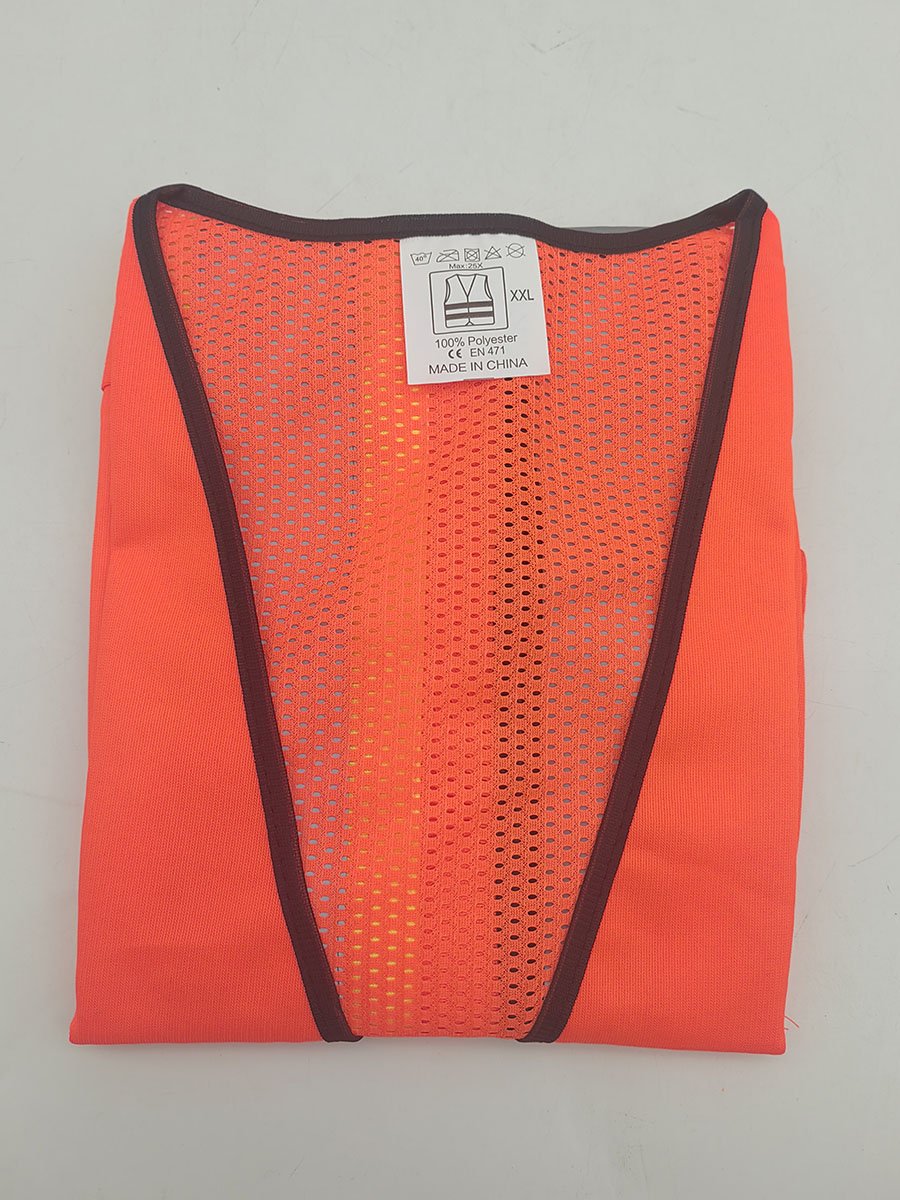 High - Visibility Reflective Safety Vest – XL – Durable 120g Polyester – A0288 - with | Sold by Uncle Wiener's Wholesale