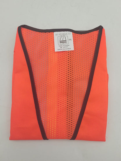 High - Visibility Reflective Safety Vest – XL – Durable 120g Polyester – A0288 - with | Sold by Uncle Wiener's Wholesale