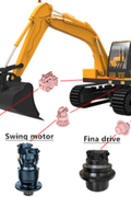 Hitachi, Komatsu & Caterpillar Excavator Parts – Final Drive, Swing Motor, Hydraulic Pump & Control Valves - with | Sold by Uncle Wiener's Wholesale