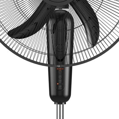 Holmes 18" Digital Oscillating 3 Speed Stand Fan with Remote Control Black - with Dimensions (Overall): 51.18 Inches (H) x 19.69 Inches (W) x 15.75 Inches (D) | Sold by Uncle Wiener's Wholesale