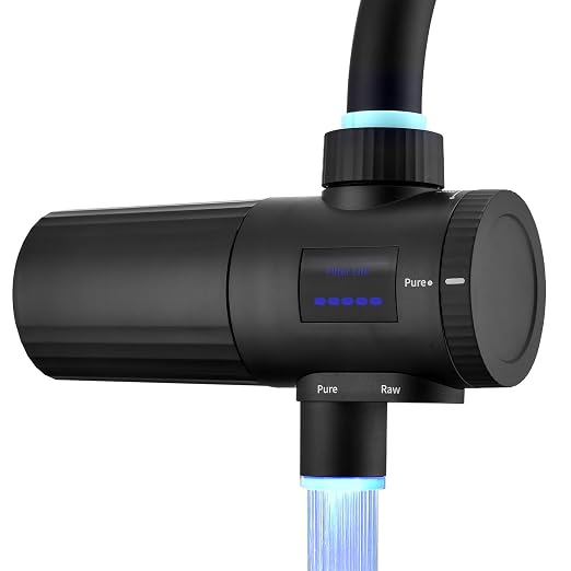 HOMELODY 3.0 Faucet Mount Water Filter with LED Display – Tap Water Purifier for Kitchen Sink, 3000–4000L Capacity - Home products with | Sold by Uncle Wiener's Wholesale
