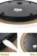 Homend 110V Electric Motorized Rotating Turntable Display Stand, 88lb Load, 360 Degree Rotating in Either Direction, for Photography, Showcase (White, 24inch/60cm) - with | Sold by Uncle Wiener's Wholesale