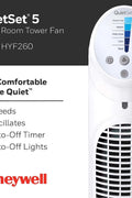 Honeywell 40 in. H X 10 in. D 5 speed Oscillating Whole Room Fan Remote Control - with 17.1 in x 11.4 in x 33.9 in | Sold by Uncle Wiener's Wholesale