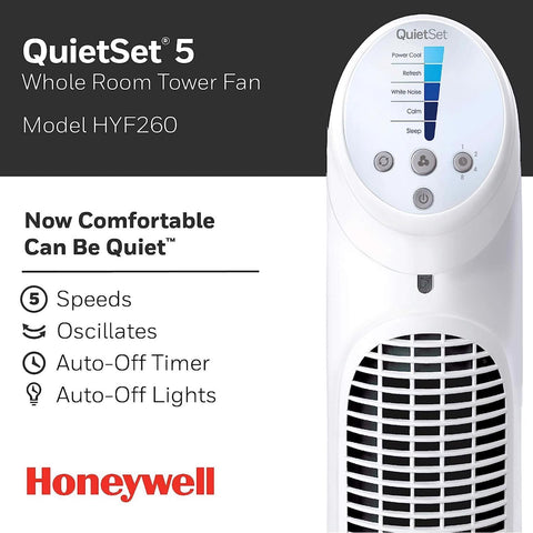 Honeywell 40 in. H X 10 in. D 5 speed Oscillating Whole Room Fan Remote Control - with 17.1 in x 11.4 in x 33.9 in | Sold by Uncle Wiener's Wholesale