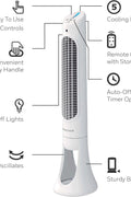 Honeywell 40 in. H X 10 in. D 5 speed Oscillating Whole Room Fan Remote Control - with 17.1 in x 11.4 in x 33.9 in | Sold by Uncle Wiener's Wholesale