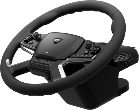HORI Truck Control System for Windows 11/10 with Force Feedback Steering Wheel, Shifter Control Panel, & Pedals - with | Sold by Uncle Wiener's Wholesale