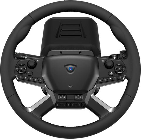 HORI Truck Control System for Windows 11/10 with Force Feedback Steering Wheel, Shifter Control Panel, & Pedals - with | Sold by Uncle Wiener's Wholesale