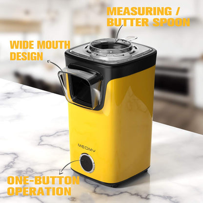 Hot Air Popcorn Maker Electric Oil Free Popcorn Machine with Measuring Cup BMH0601A - with | Sold by Uncle Wiener's Wholesale