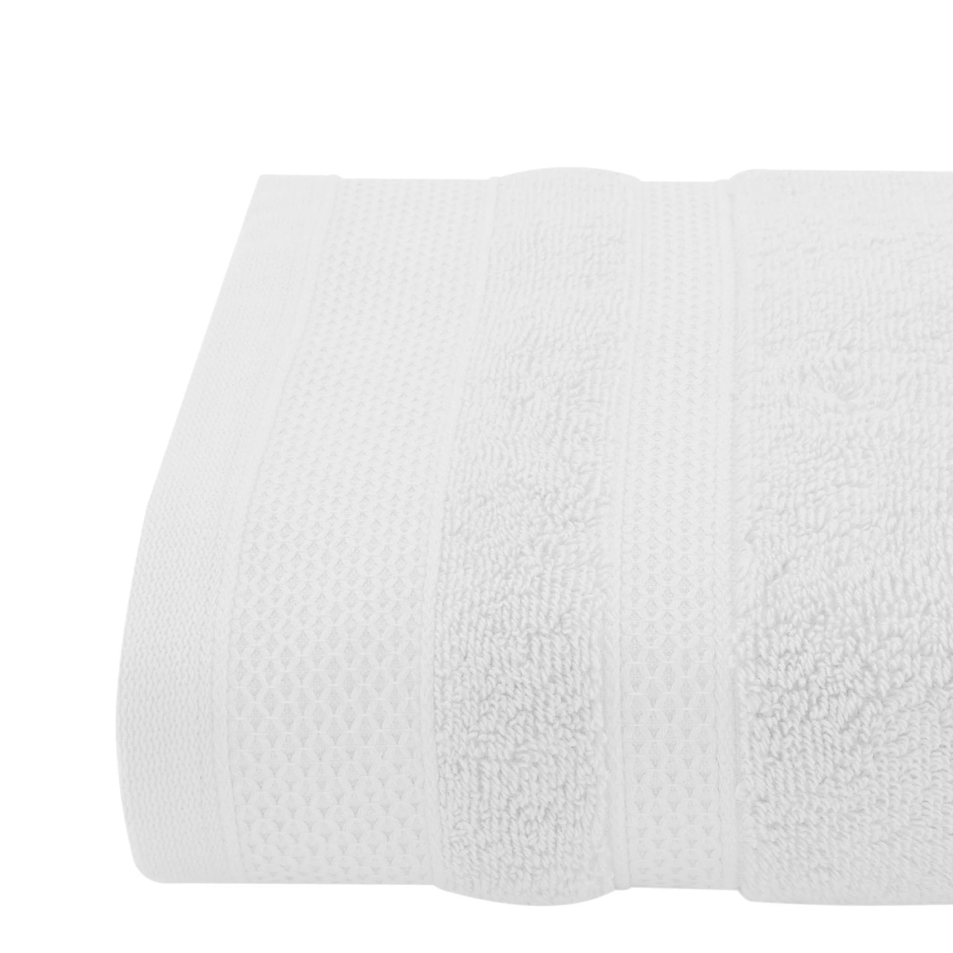 Hotel Style 6 - Piece Cotton Bath Towel Set – Arctic White Luxury Towels 809407186252 - with | Sold by Uncle Wiener's Wholesale