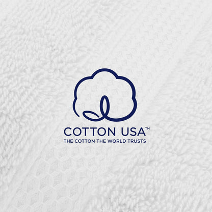Hotel Style 6 - Piece Cotton Bath Towel Set – Arctic White Luxury Towels 809407186252 - with | Sold by Uncle Wiener's Wholesale