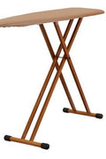 Household Essentials Bamboo Leg Ironing Board 4 - Leg Tan FiberTech Cover: Collapsible Metal, 54" x 14", Beige - with <B>Dimensions (Overall):</B> 54 Inches (L), 37 Inches (H) x 14 Inches (W) | Sold by Uncle Wiener's Wholesale