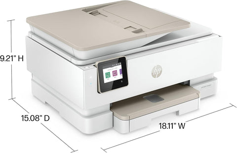 HP ENVY Inspire 7900e Wireless Color Inkjet Printer, Print, scan, copy, Easy setup, Mobile printing, Best - for home, 3 month Instant Ink trial included, White, no charging cord, used - with | Sold by Uncle Wiener's Wholesale