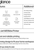 HP LaserJet M209dw Wireless Black & White Printer, Print Only, Fast speeds, Easy setup, Mobile printing,Best - for - small teams - with | Sold by Uncle Wiener's Wholesale