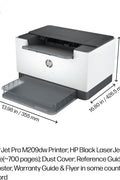 HP LaserJet M209dw Wireless Black & White Printer, Print Only, Fast speeds, Easy setup, Mobile printing,Best - for - small teams - with | Sold by Uncle Wiener's Wholesale