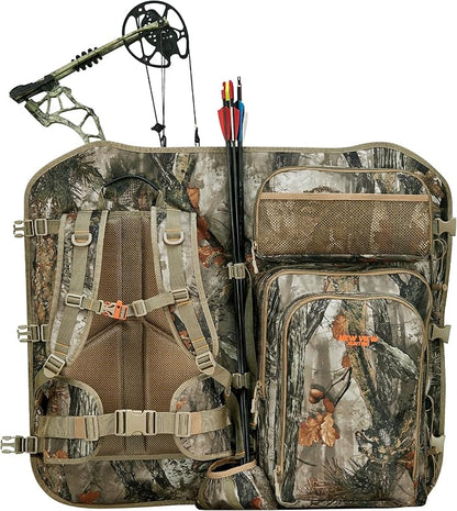 Hunting Backpack with Rifle Bow Holder – Waterproof 45L Camo Hunting Pack with Adjustable Shoulder Straps, Gear Storage & Rain Cover - Camping Gear with | Sold by Uncle Wiener's Wholesale