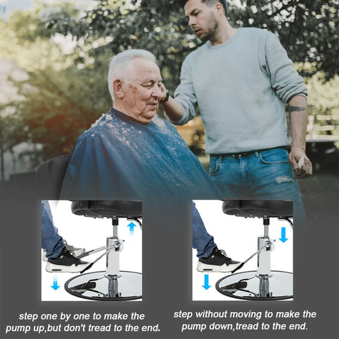 Hydraulic Barber Chair – Styling Salon Chair Heavy Duty BS5W - with | Sold by Uncle Wiener's Wholesale