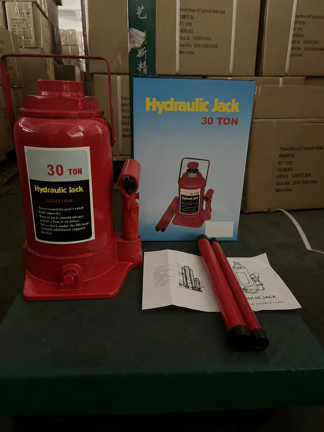 Hydraulic Bottle Jacks – 10 Ton / 20 Ton / 30 Ton / 50 Ton Heavy-Duty Options - Material Handling with 30 TON 30TBJ | Sold by Uncle Wiener's Wholesale
