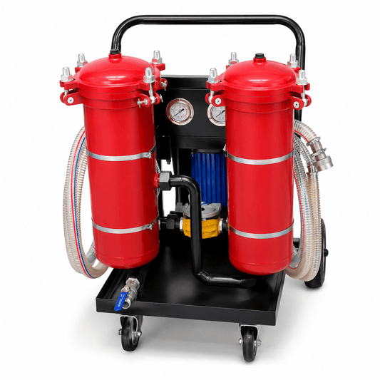 Hydraulic Oil & Diesel Fuel Cleaner Filter Cleaning Machine – Portable Filtration Cart | Model LYC3B - Furniture with | Sold by Uncle Wiener's Wholesale