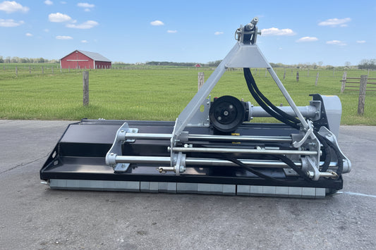 Hydraulic Side Shift Flail Mower Medium Duty for Tractor 49 to 65 Inch Cutting Width EFGCH Series - with 49" Cutting Width | Sold by Uncle Wiener's Wholesale