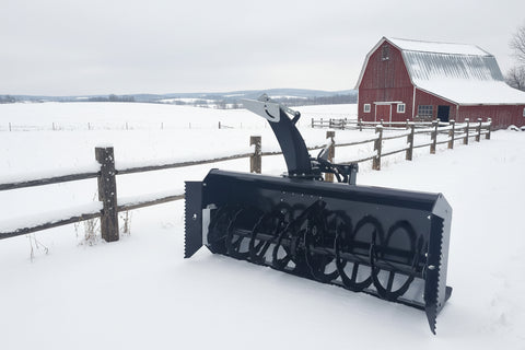 Hydraulic Skid Steer Snow Blower – SS - SB Series 72″ & 84″ Heavy - Duty Snow Removal - with 72 - Inch Snow Blower | Sold by Uncle Wiener's Wholesale