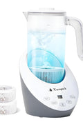 Hydrogen Water Pitcher Generator - BPA Free 50 Oz Hydrogen Water Machine SPE & PEM Ionized Electrolysis Technology - PH Levels Balanced, 2 Calcium Sulfite Filters Included - with | Sold by Uncle Wiener's Wholesale