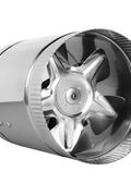 Hydroponic In‑Line Duct Booster Fans 4″, 6″ & 8″ – 90/240/420 CFM High‑Pressure, Low‑Noise - with | Sold by Uncle Wiener's Wholesale