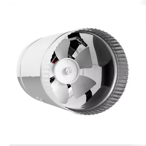 Hydroponic In‑Line Duct Booster Fans 4″, 6″ & 8″ – 90/240/420 CFM High‑Pressure, Low‑Noise - with | Sold by Uncle Wiener's Wholesale