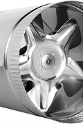 Hydroponic In‑Line Duct Booster Fans 4″, 6″ & 8″ – 90/240/420 CFM High‑Pressure, Low‑Noise - with | Sold by Uncle Wiener's Wholesale