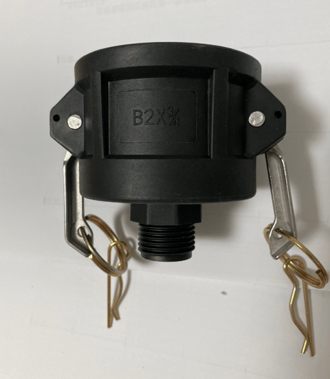 IBC Tote Tank Drain Adapter – 2" Camlock to ¾" Male Garden Hose – 64mm OD / 19mm ID Fitting 2506301 - with | Sold by Uncle Wiener's Wholesale