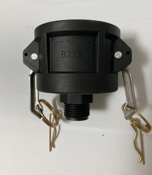 IBC Tote Tank Drain Adapter – 2" Camlock to ¾" Male Garden Hose – 64mm OD / 19mm ID Fitting 2506301 - with | Sold by Uncle Wiener's Wholesale