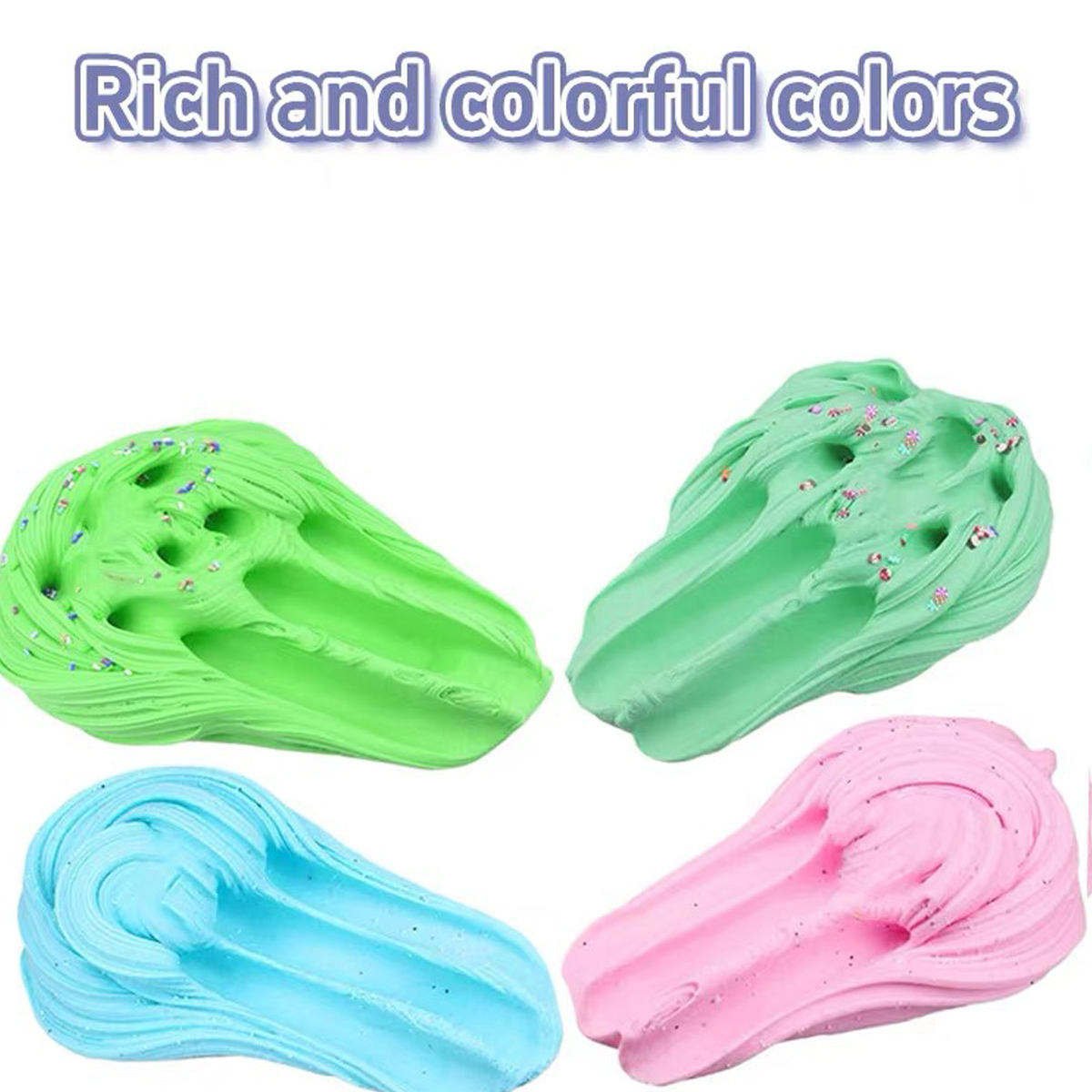 Ice Cream Slime Kit for Kids Multicolor DIY Scented Soft Play Slime Set ICSL12 - with | Sold by Uncle Wiener's Wholesale
