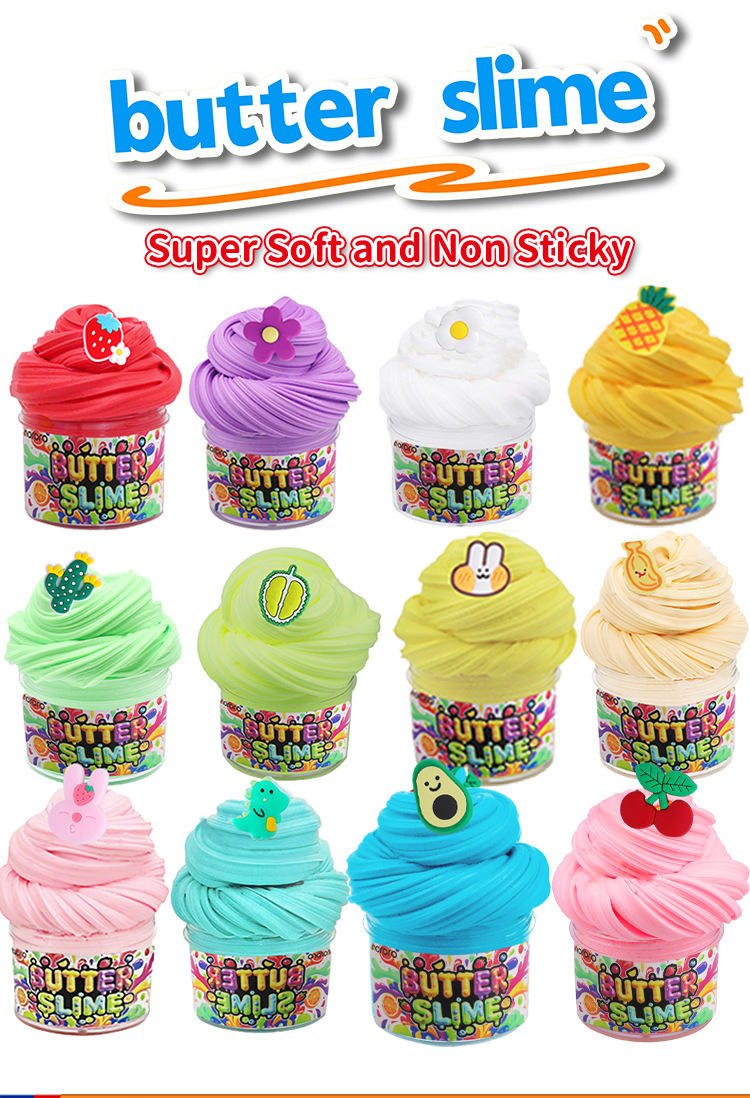 Ice Cream Slime Kit for Kids Multicolor DIY Scented Soft Play Slime Set ICSL12 - with | Sold by Uncle Wiener's Wholesale