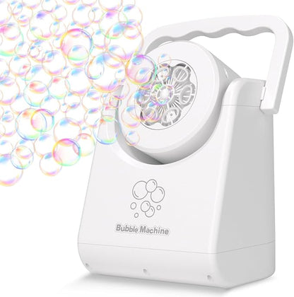IFLOVE Automatic Bubble Machine for Kids – Portable Adjustable-Angle Bubble Blower with 3 Bubble Wands, Rechargeable - Toys with | Sold by Uncle Wiener's Wholesale