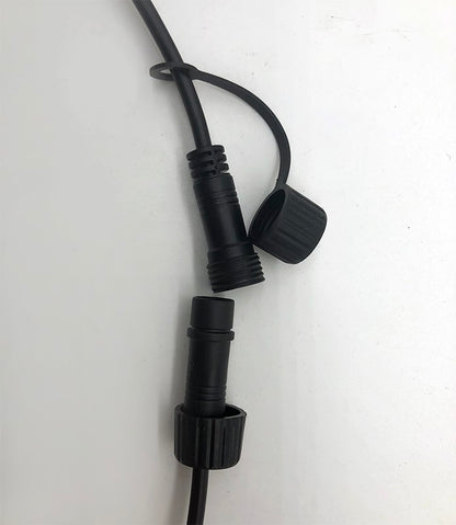 48ft + 6ft Solar LED String Lights Warm White Outdoor Patio Lights 16 or 24 Bulb Options HBSL54