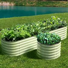 Raised Metal Garden Bed | Heavy-Duty Galvanized Planter Box for Vegetables & Herbs
