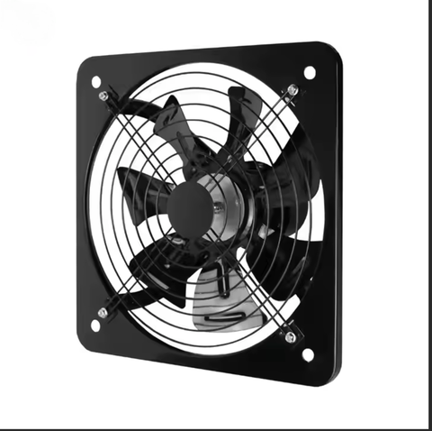 Industrial Dual Mesh Exhaust Fan – 8" & 12" Ventilation Fans with Plug - with 8" Fan | Sold by Uncle Wiener's Wholesale