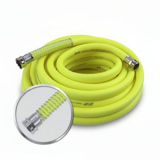 Industrial - Grade Hybrid Garden Water Hose – 500 PSI, Kink Resistant, Subzero Flexibility, Hot & Cold Use - with 25 FT x 5/8″ | Sold by Uncle Wiener's Wholesale