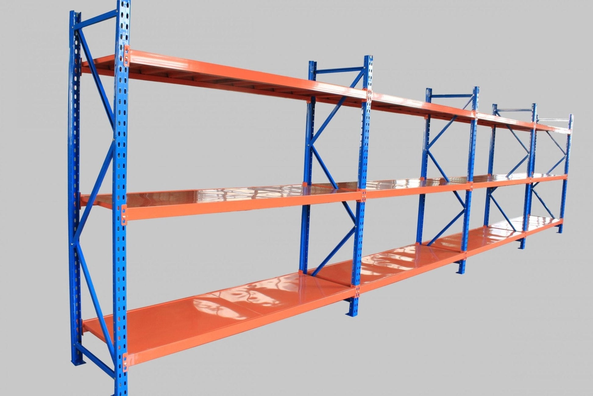 IDR500 Boltless Racking with Orange Shelves

Blue & Red Heavy-Duty Shelving Unit

IDR700 Industrial Steel Storage System

Adjustable Warehouse Racking Beam Set

Upright Frame for Commercial Racking – IDR300