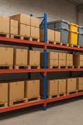 Industrial Heavy - Duty Commercial Racking & Shelving | Models IDR300, IDR500, IDR700 - Heavy - Duty Industrial Racking System with IDR300 & 700 Shelf Panel | Sold by Uncle Wiener's Wholesale