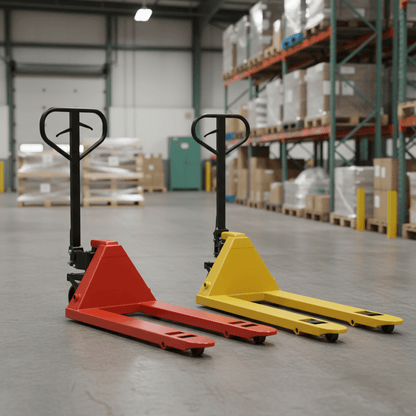 Industrial Heavy - Duty Pallet Jack Lift Truck | 5500 lbs Capacity | Wide & Narrow Fork Options (PJ500 & PJ550N) - Material Handling with Regular | Sold by Uncle Wiener's Wholesale