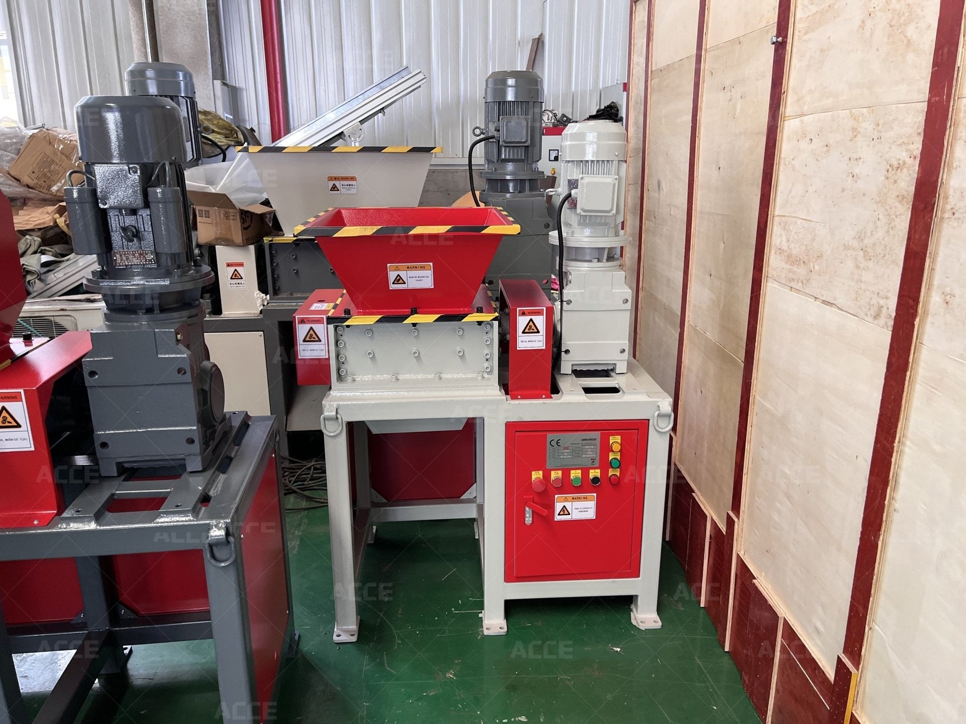 Industrial Shredder Machines – EB Series (EB300 / EB400 / EB500) - with EB300 | Sold by Uncle Wiener's Wholesale