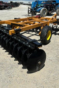 INDUSTRIAS AMERICA 2432 Pull - Type Offset Disk – 12' Wide Heavy - Duty Farm Disc Harrow with 24" Blades & Hydraulic Cylinder IA2432 - with | Sold by Uncle Wiener's Wholesale