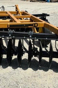 INDUSTRIAS AMERICA 2432 Pull - Type Offset Disk – 12' Wide Heavy - Duty Farm Disc Harrow with 24" Blades & Hydraulic Cylinder IA2432 - with | Sold by Uncle Wiener's Wholesale