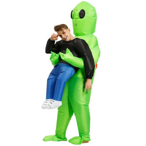 Inflatable Alien Kids & Adult Costume Halloween FZ1559 - with Adult | Sold by Uncle Wiener's Wholesale