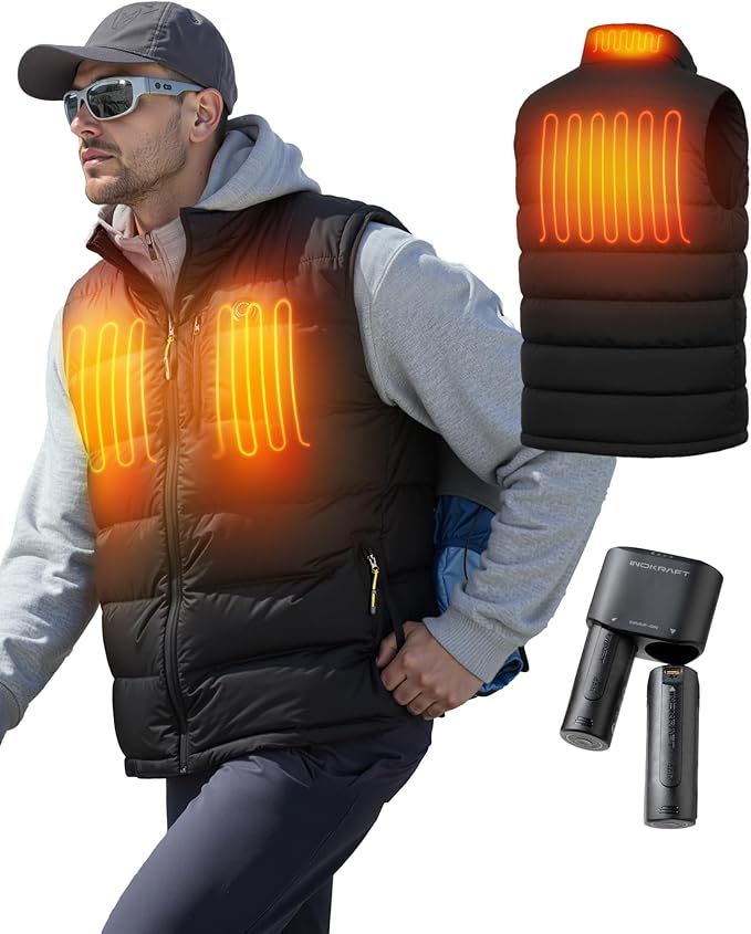 InoKraft Rechargeable Hand Warmer and Power Bank Lightweight Portable Heater - with Small | Sold by Uncle Wiener's Wholesale
