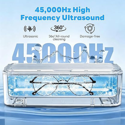 INSMART Ultrasonic Jewelry Cleaner – One-Touch Sonic Cleaning Machine for Rings, Glasses, Necklaces & Watch Bands - Electronics with | Sold by Uncle Wiener's Wholesale