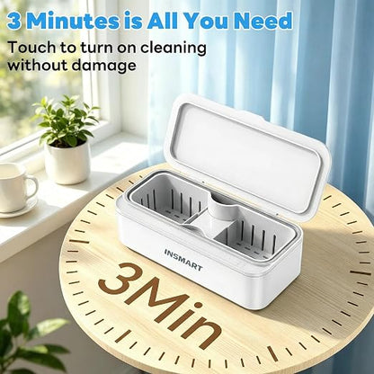 INSMART Ultrasonic Jewelry Cleaner – One-Touch Sonic Cleaning Machine for Rings, Glasses, Necklaces & Watch Bands - Electronics with | Sold by Uncle Wiener's Wholesale