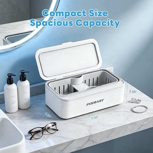 INSMART Ultrasonic Jewelry Cleaner – One-Touch Sonic Cleaning Machine for Rings, Glasses, Necklaces & Watch Bands - Electronics with | Sold by Uncle Wiener's Wholesale