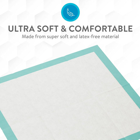 Inspire Ultra 125 Gram Extra Large Super Absorbent Bed Pads for Incontinence Disposable 36 x 36 in. | MAX Absorbent with Polymer Incontinence Bed Pads Liner Chucks Pads Disposable Puppy Pad Large - with | Sold by Uncle Wiener's Wholesale